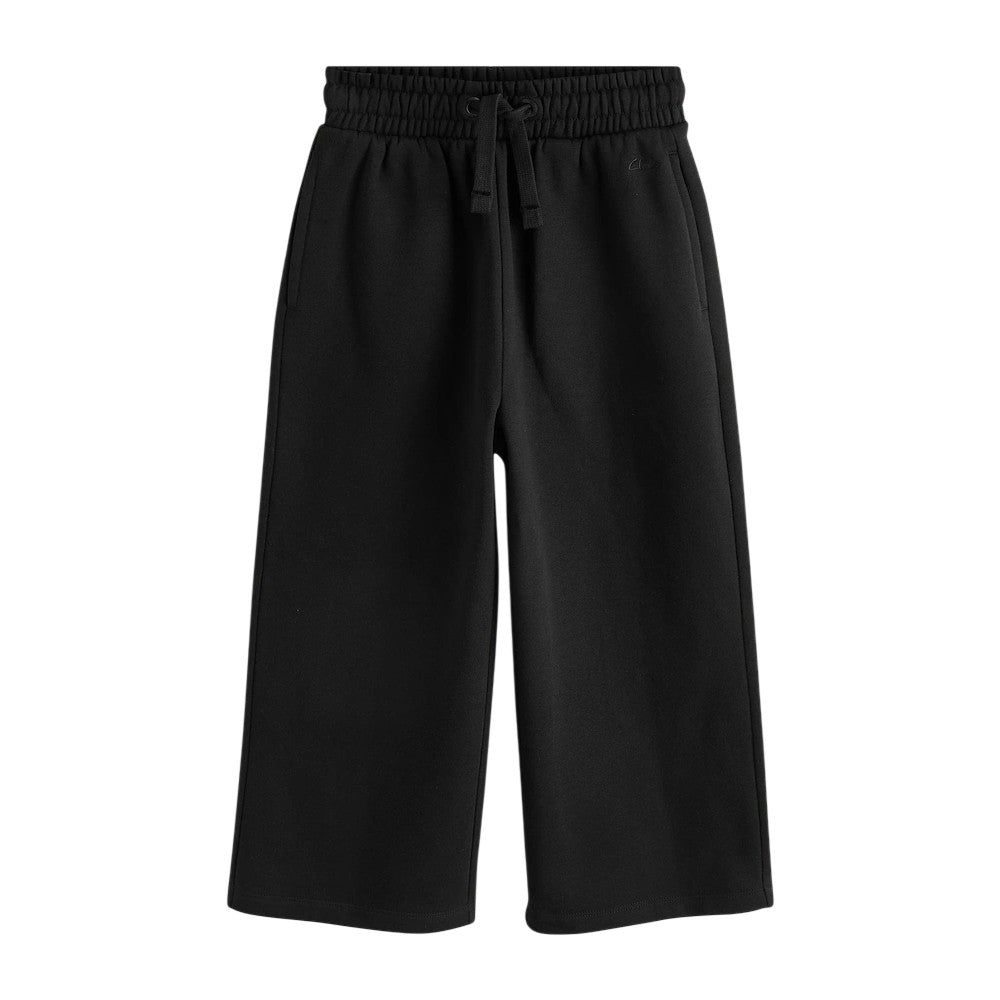 Black - Back - Clarks Girls Wide Leg Jogging Bottoms (Pack of 2)