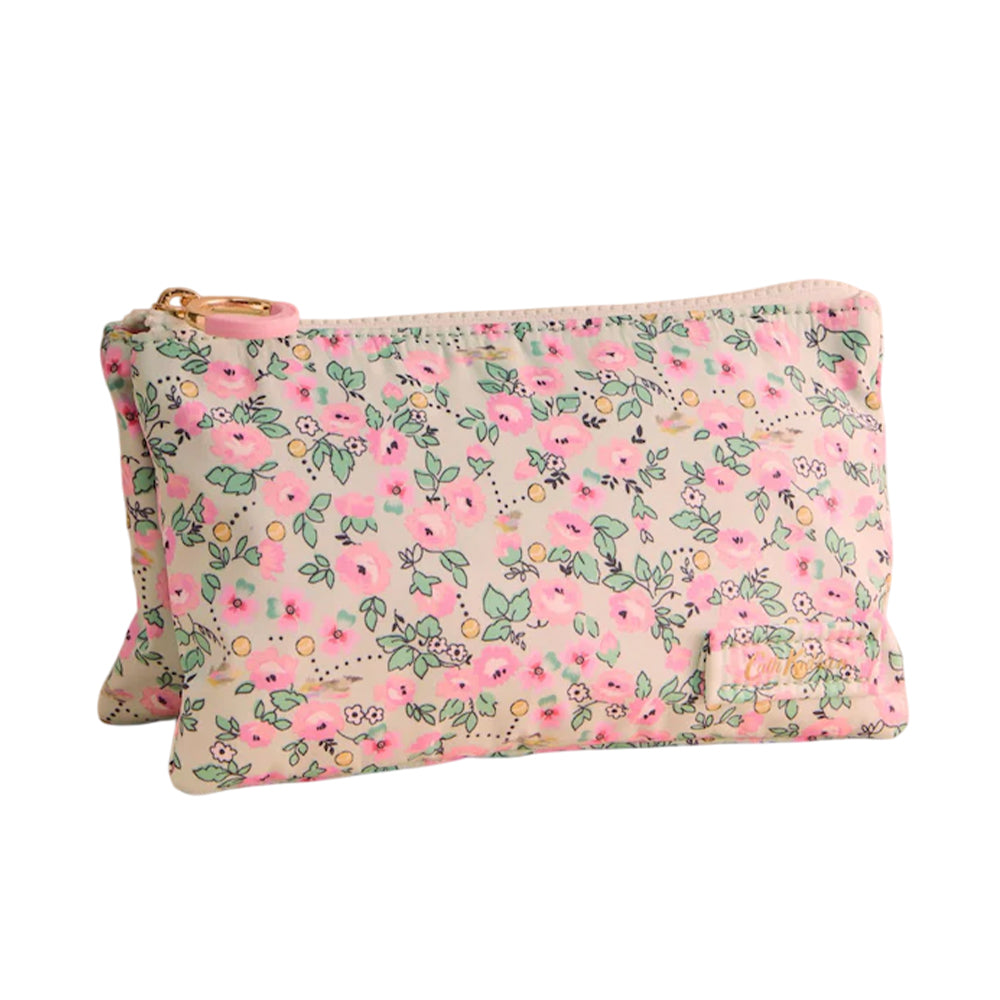 Multicoloured - Front - Cath Kidston Rose Print Toiletry Bag
