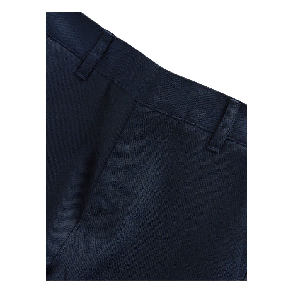 Navy - Lifestyle - Clarks Boys Plain Regular Trousers (Pack of 2)