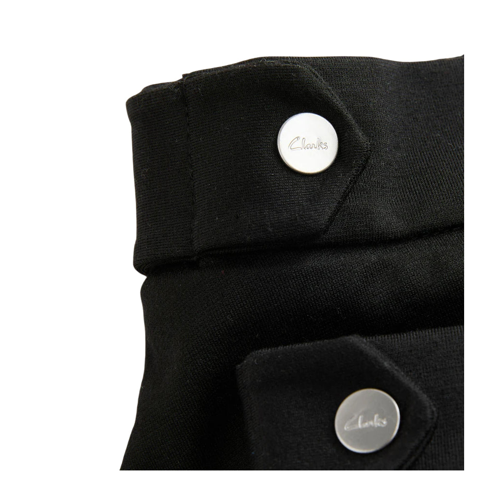 Black - Side - Clarks Girls Heart Pull-On Skater Skirt (Pack of 2)