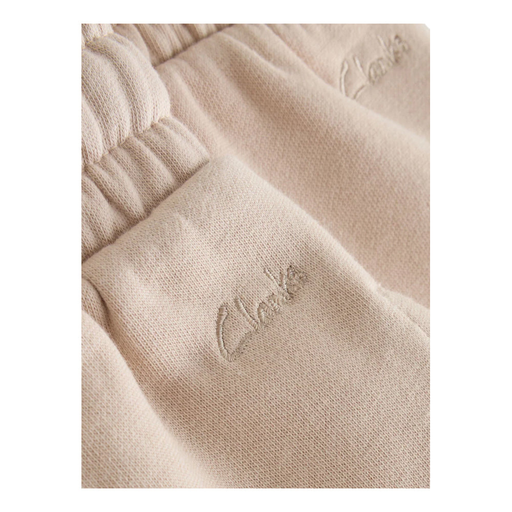 Stone - Lifestyle - Clarks Boys Plain Ribbed Cuff Jogging Bottoms (Pack of 2)
