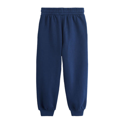Navy - Back - Clarks Boys Plain Jogging Bottoms (Pack of 2)