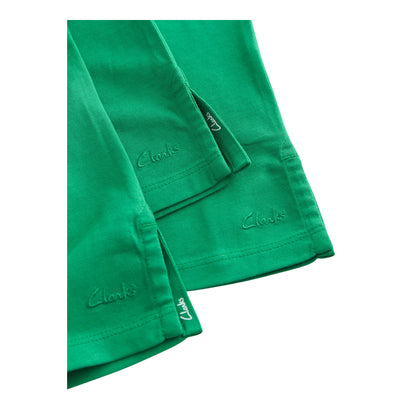 Green - Side - Clarks Boys Embroidered Logo Relaxed Fit T-Shirt (Pack of 3)