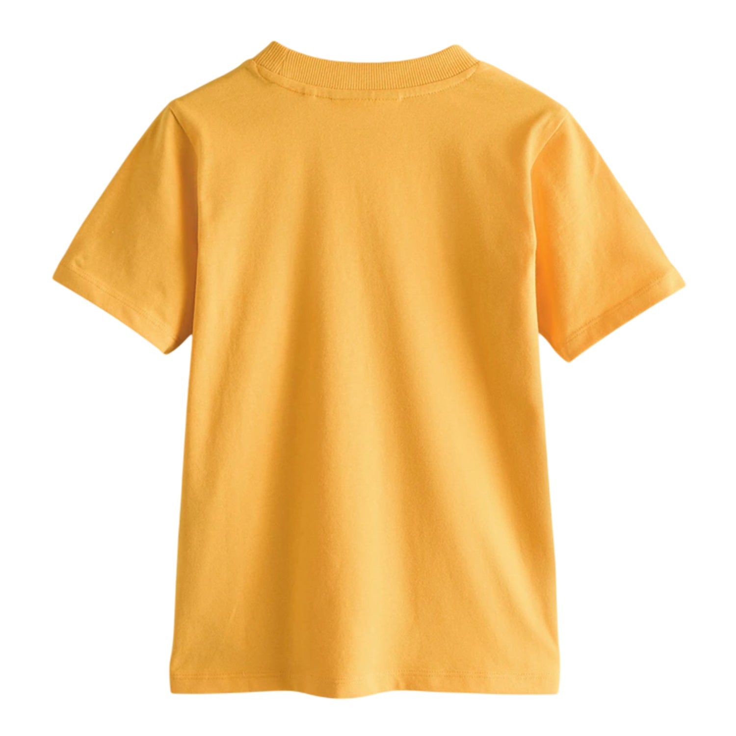 Yellow - Back - Clarks Boys Embroidered Logo Relaxed Fit T-Shirt (Pack of 3)