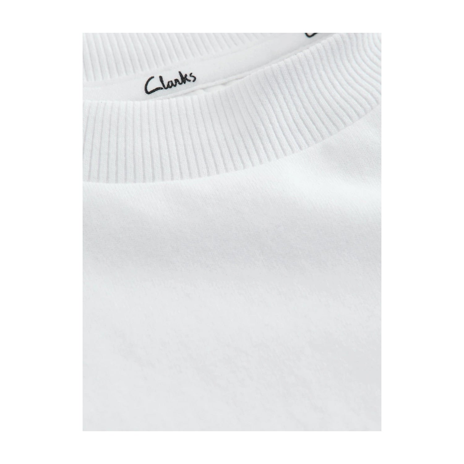 White - Lifestyle - Clarks Boys Embroidered Logo Relaxed Fit T-Shirt (Pack of 3)