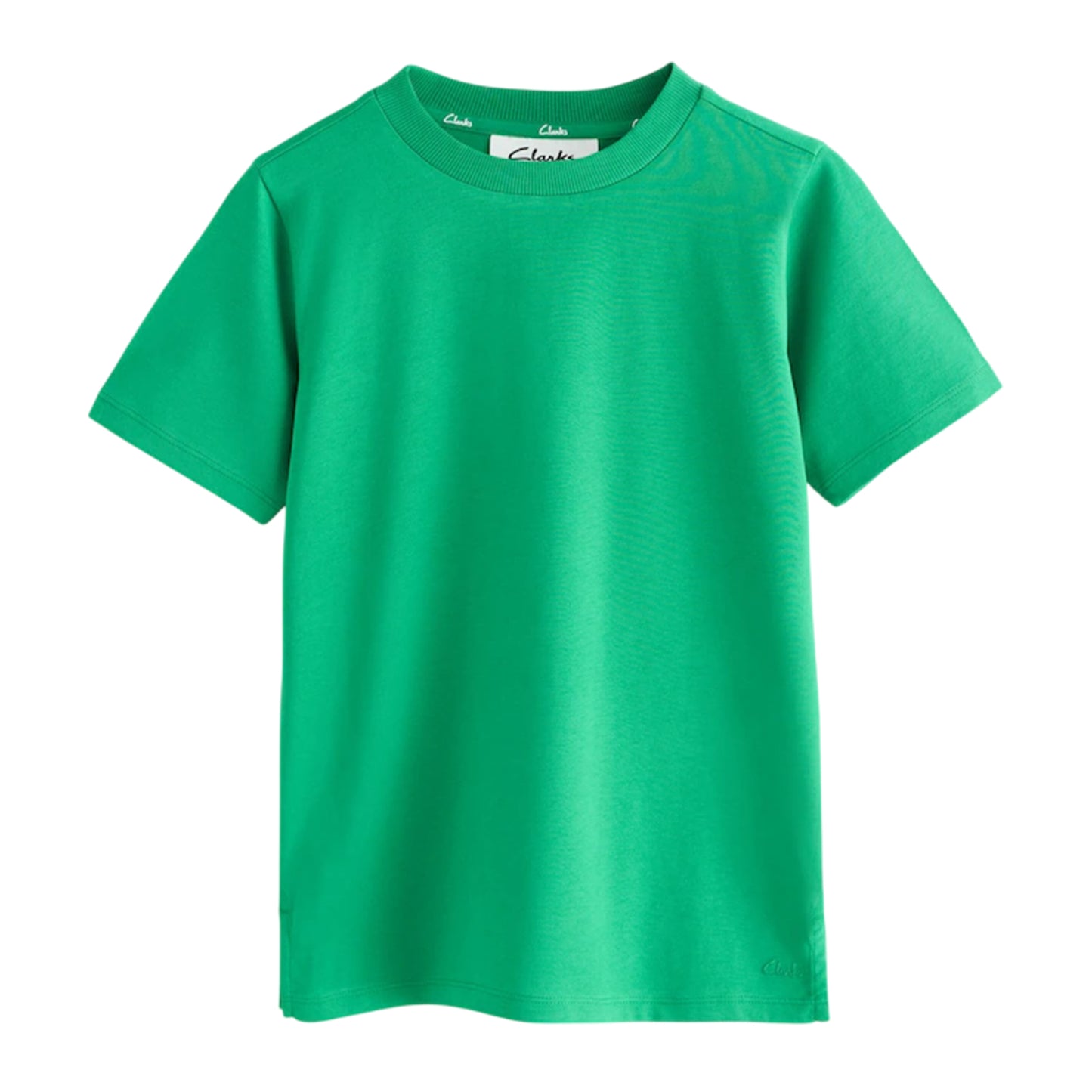 Green - Back - Clarks Boys Embroidered Logo Relaxed Fit T-Shirt (Pack of 3)
