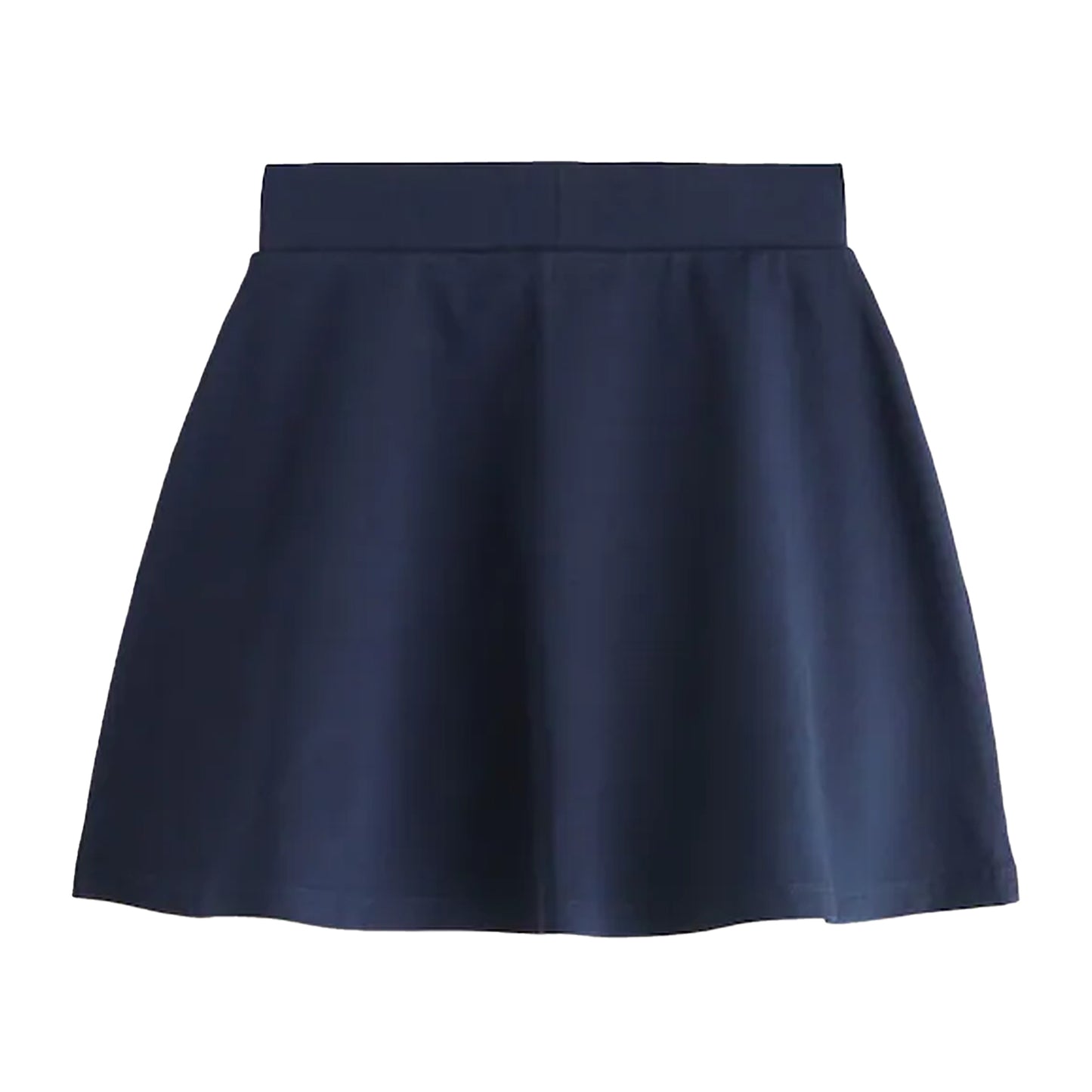 Navy - Back - Clarks Girls Jersey School Skort (Pack of 2)