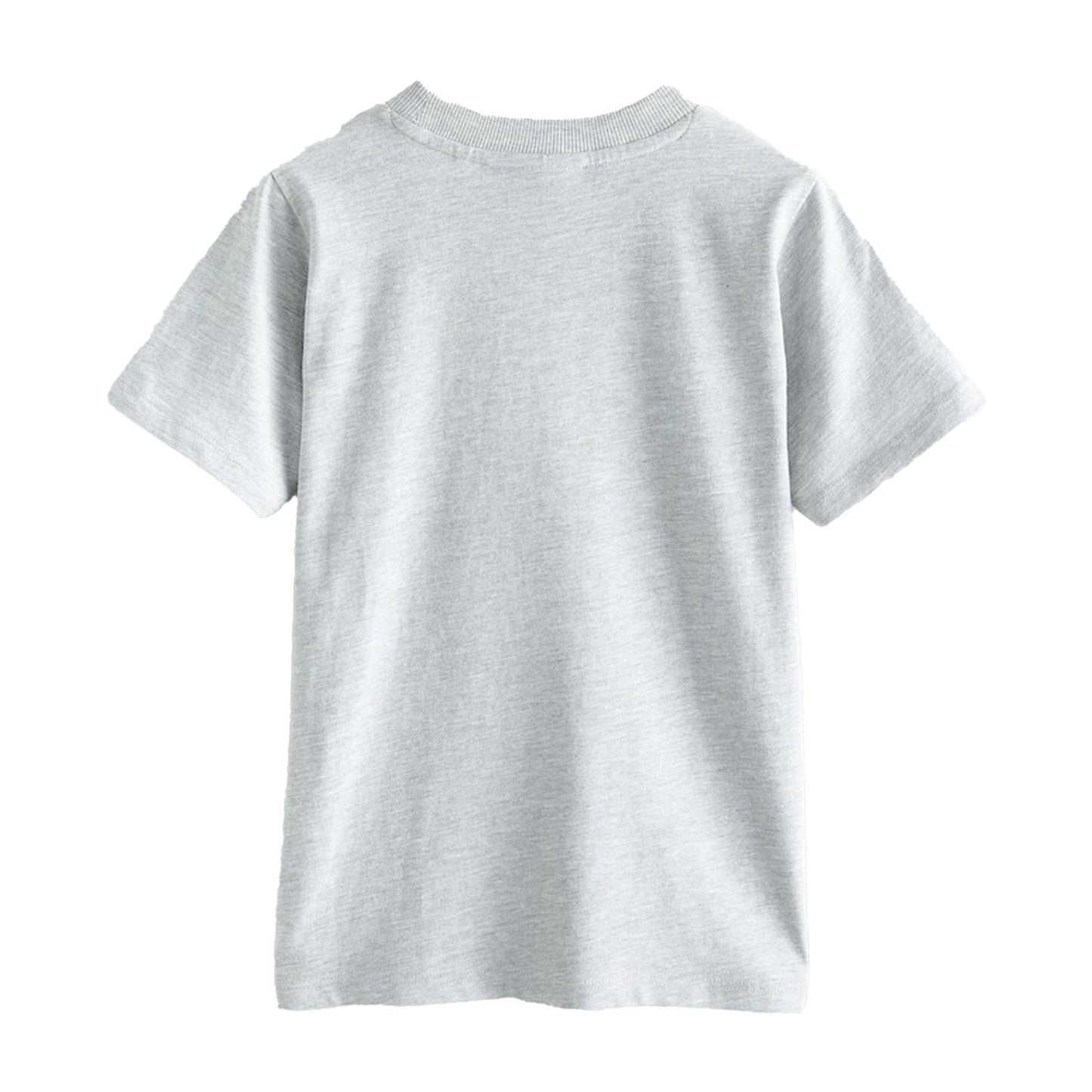 Grey - Back - Clarks Boys Embroidered Logo Relaxed Fit T-Shirt (Pack of 3)