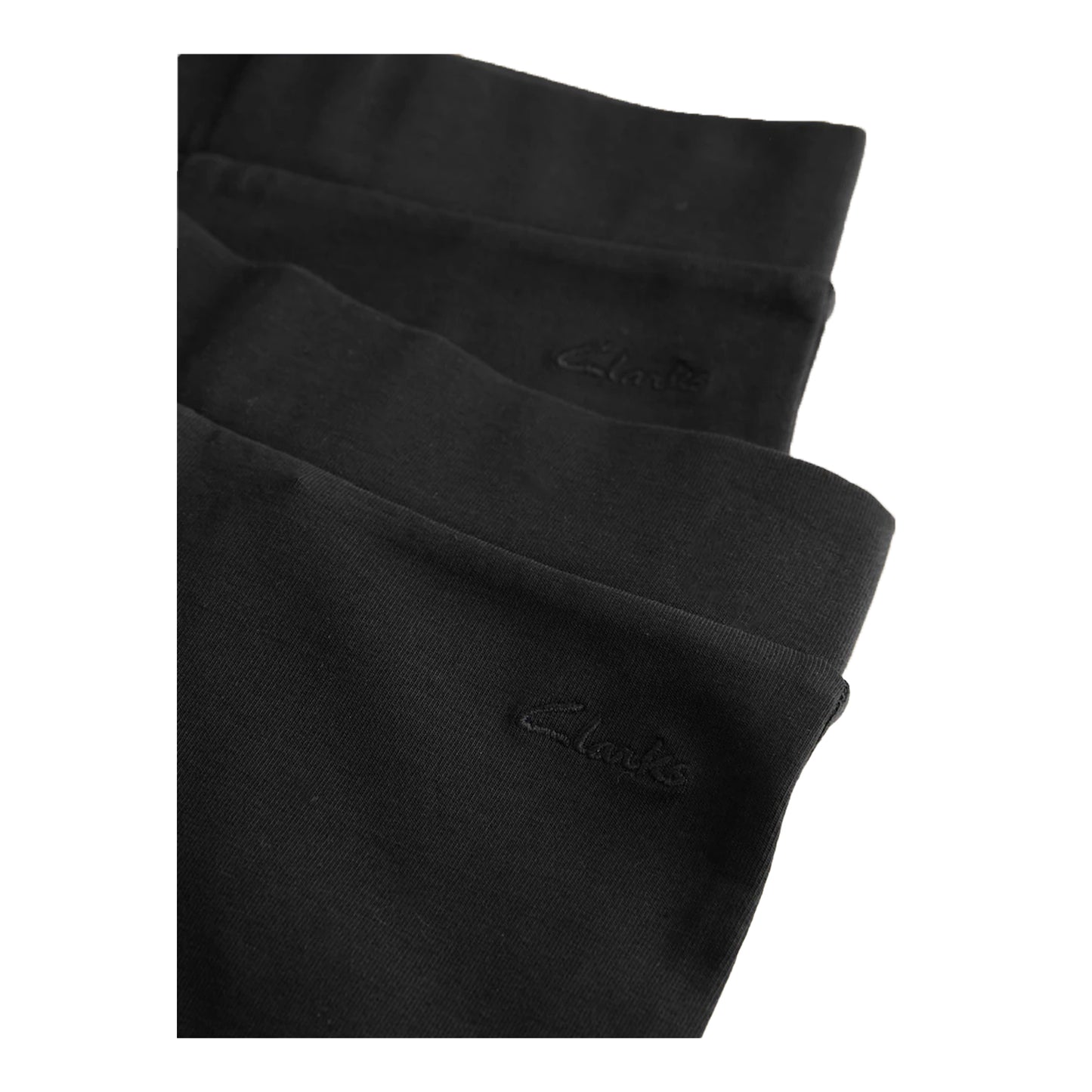 Black - Lifestyle - Clarks Girls Flared Leggings (Pack of 2)