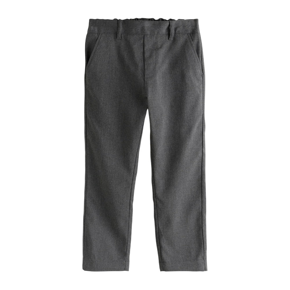 Grey - Back - Clarks Boys Pull-On Regular Trousers (Pack of 3)