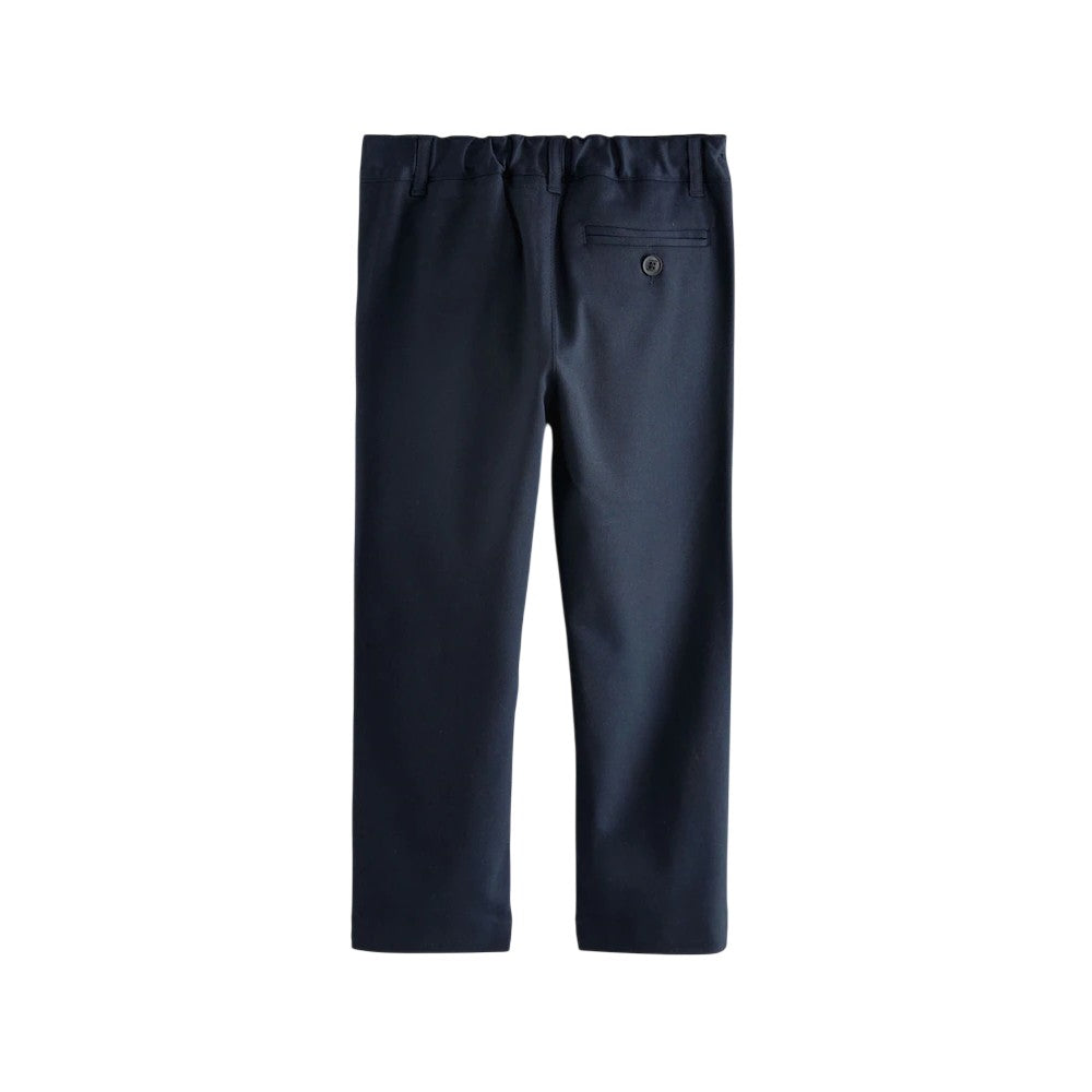 Navy - Back - Clarks Boys Regular School Trousers (Pack of 2)