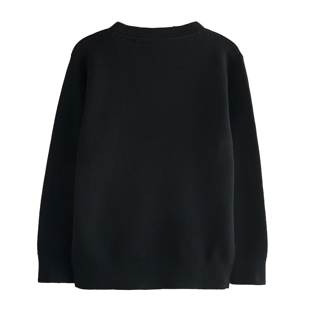 Black - Back - Clarks Childrens-Kids Knitted School Jumper (Pack of 2)