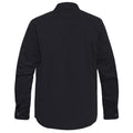 Black - Back - Duke Mens D555 Western Denim Shirt