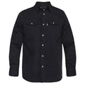 Stonewash - Front - D555 Mens Western Style Denim Shirt