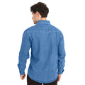 Stonewash - Lifestyle - D555 Mens Western Style Denim Shirt