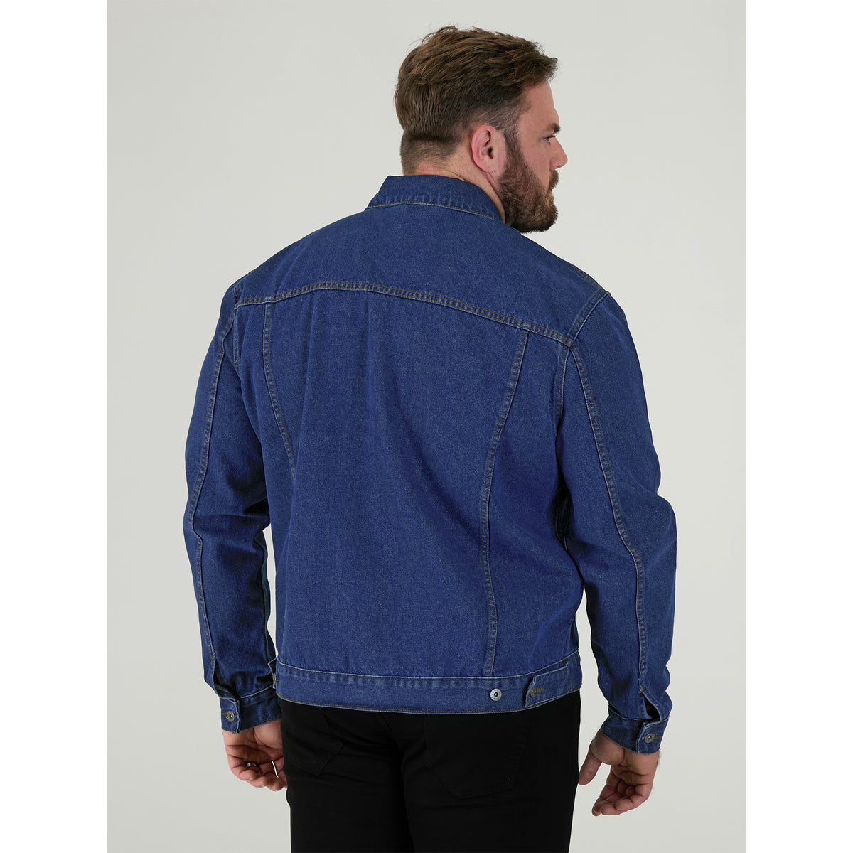 Stonewash - Lifestyle - Duke Mens D555 London Trucker Denim Jacket