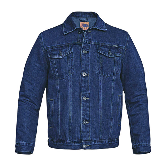 Stonewash - Front - Duke Mens D555 London Trucker Denim Jacket