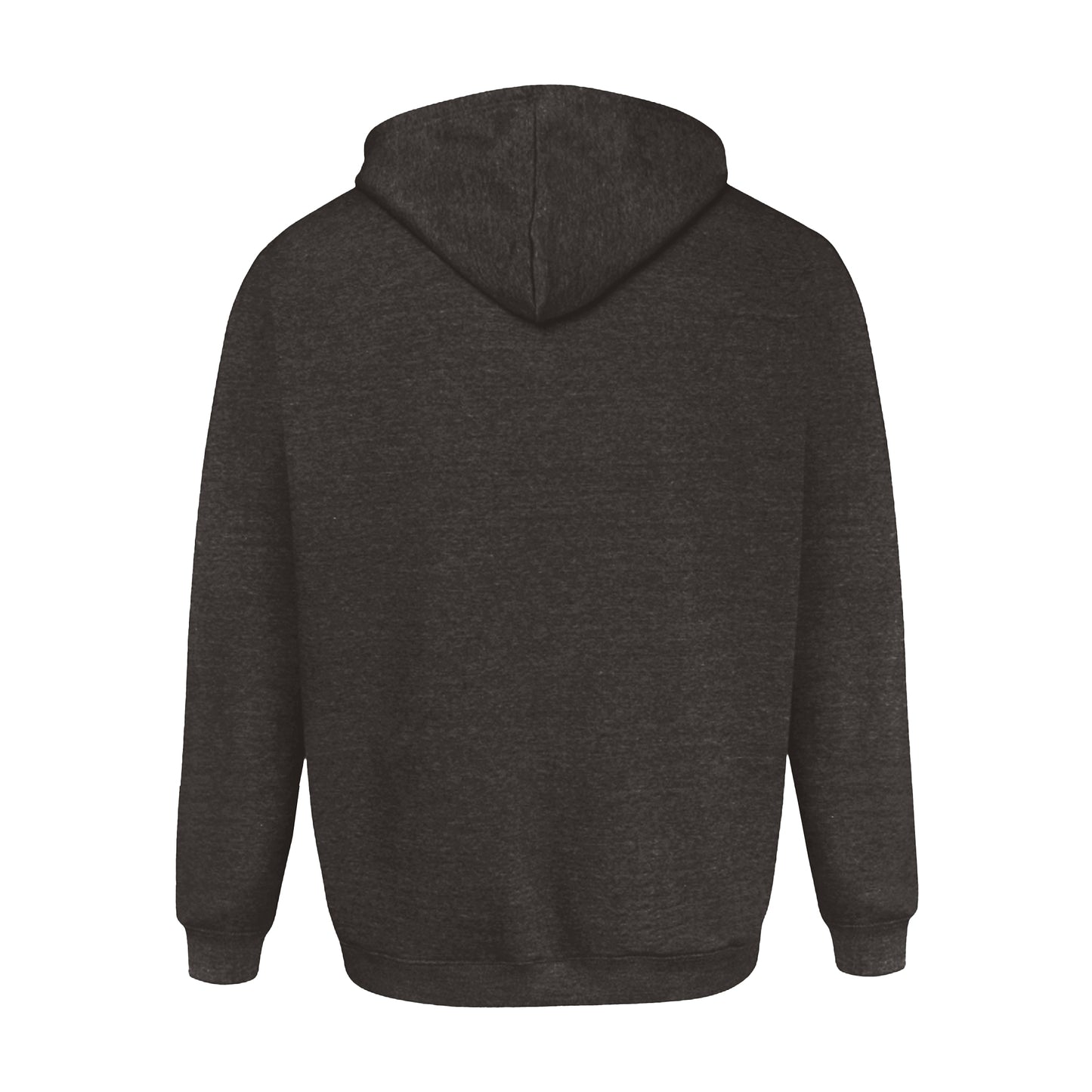 Grey - Back - Duke Mens D555 Rockford Cantor Heavyweight Kingsize Full Zip Hoodie