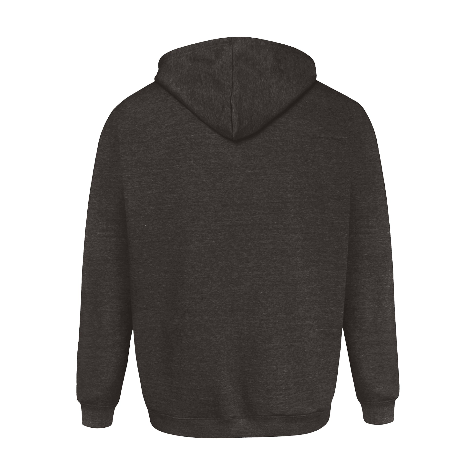 Grey - Back - Duke Mens D555 Rockford Cantor Heavyweight Kingsize Full Zip Hoodie