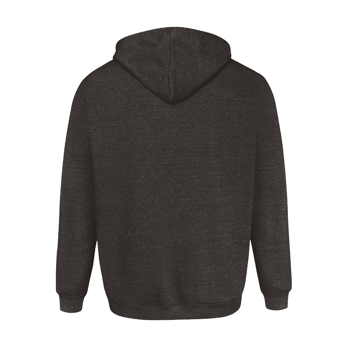 Grey - Back - Duke Mens D555 Rockford Cantor Heavyweight Kingsize Full Zip Hoodie