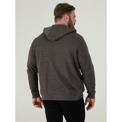 Grey - Lifestyle - Duke Mens D555 Rockford Cantor Heavyweight Kingsize Full Zip Hoodie
