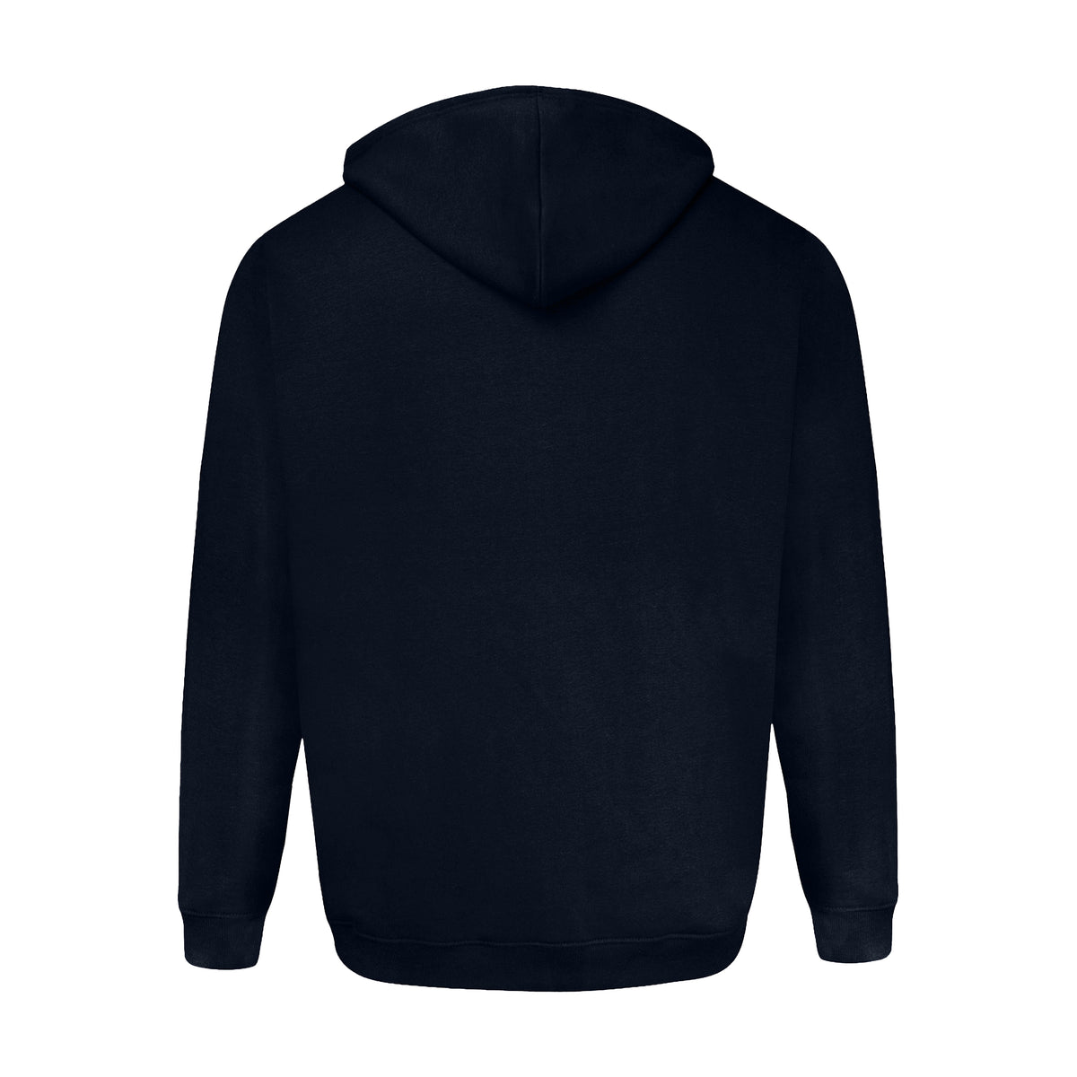 Navy - Back - Duke Mens D555 Rockford Cantor Heavyweight Kingsize Full Zip Hoodie