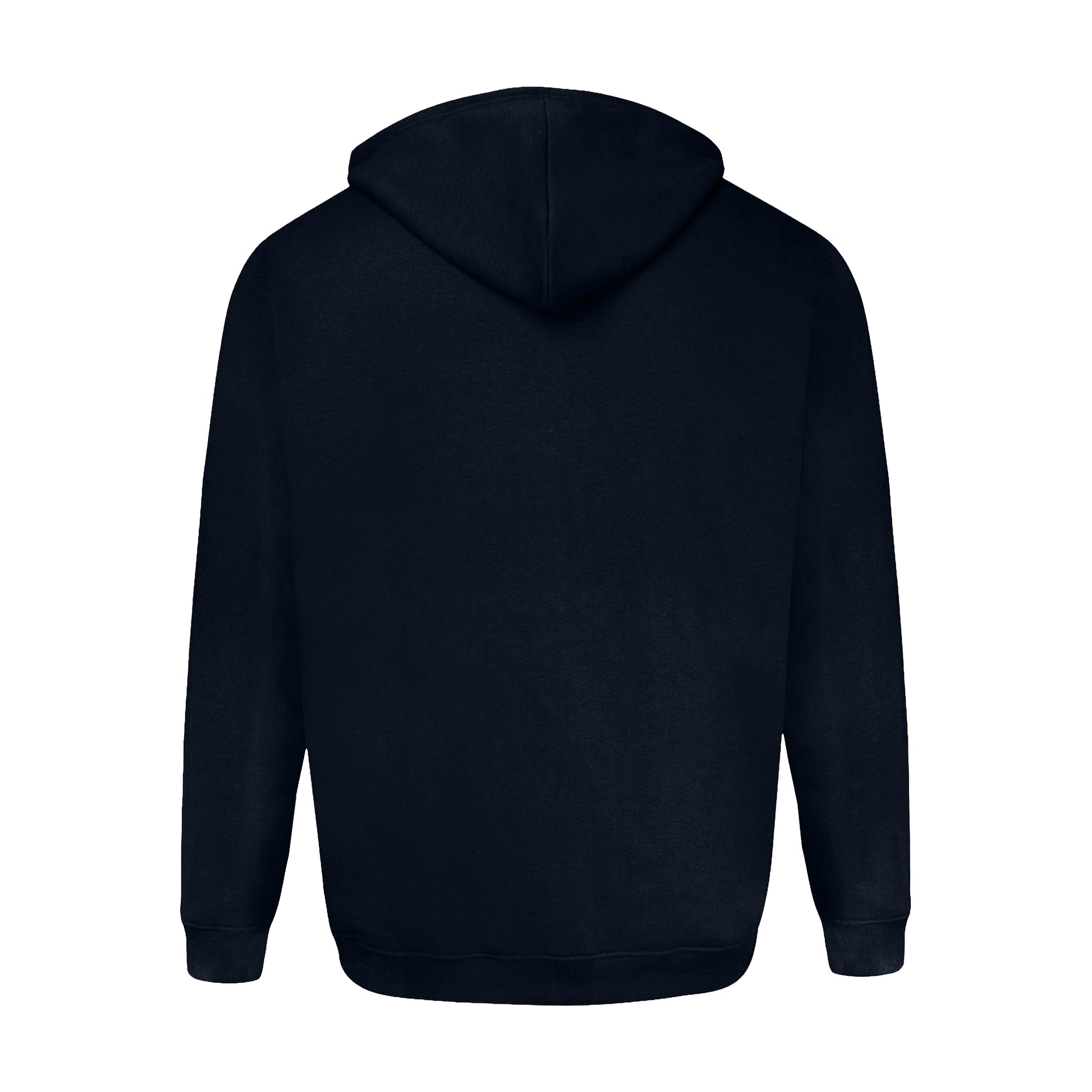 Navy - Back - Duke Mens D555 Rockford Cantor Heavyweight Kingsize Full Zip Hoodie