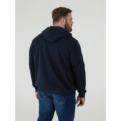 Navy - Lifestyle - Duke Mens D555 Rockford Cantor Heavyweight Kingsize Full Zip Hoodie