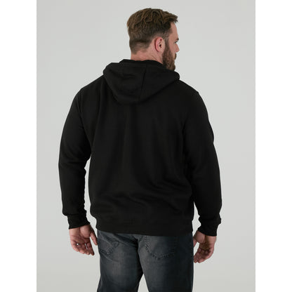 Black - Lifestyle - Duke Mens D555 Rockford Cantor Heavyweight Kingsize Full Zip Hoodie