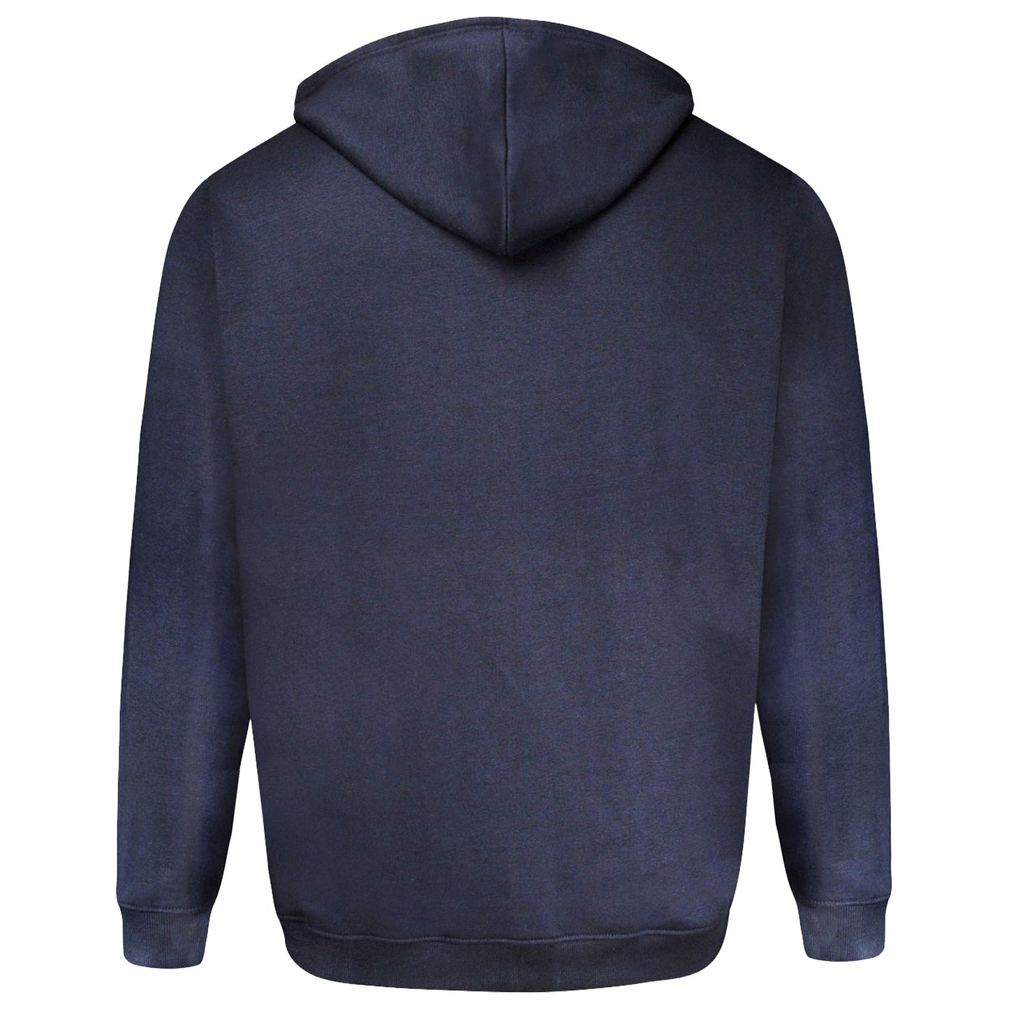 Navy - Back - Duke Mens D555 Rockford Cantor Heavyweight Kingsize Full Zip Hoodie