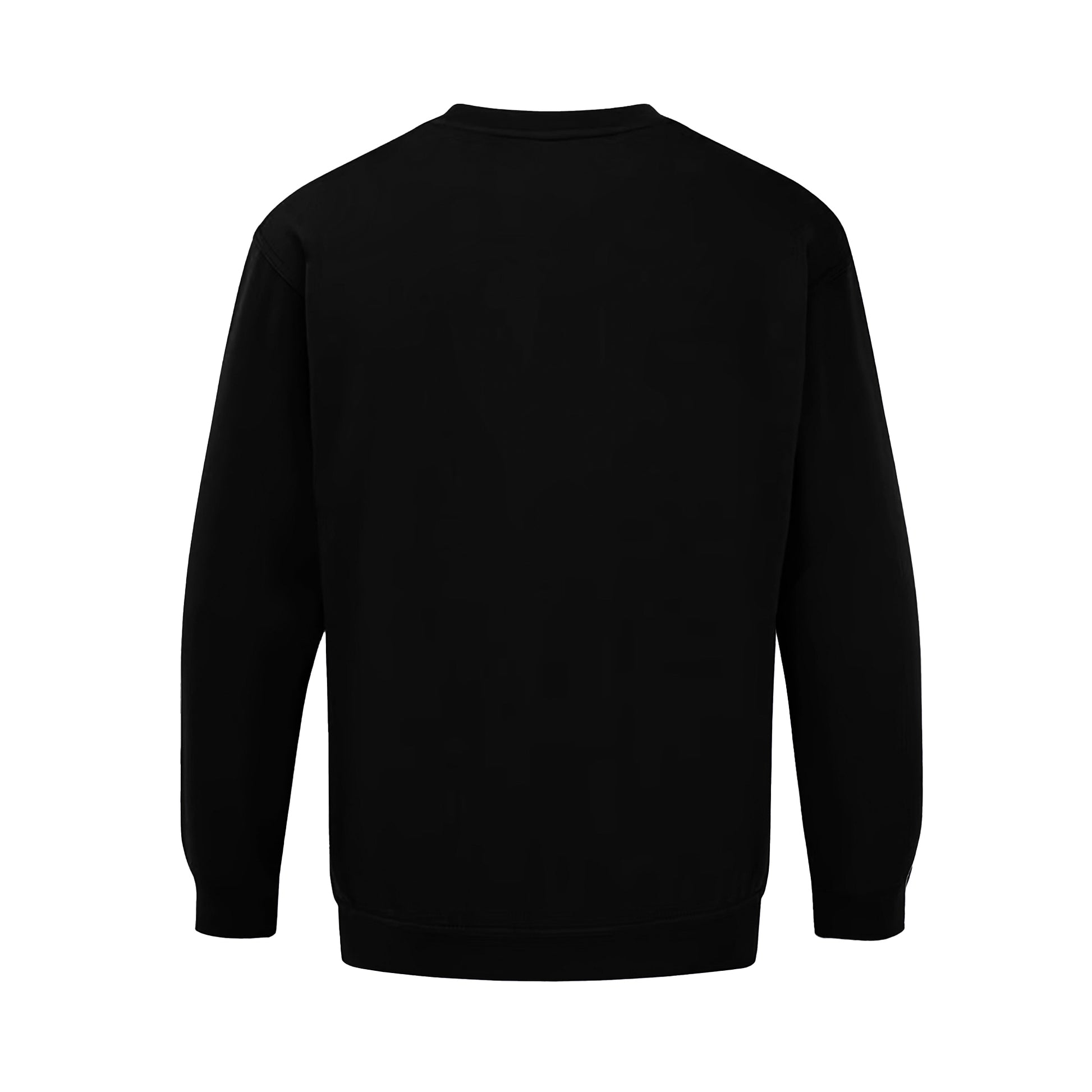 Black - Back - Duke Mens D555 Sweat Rockford Crew Neck Kingsize Jumper