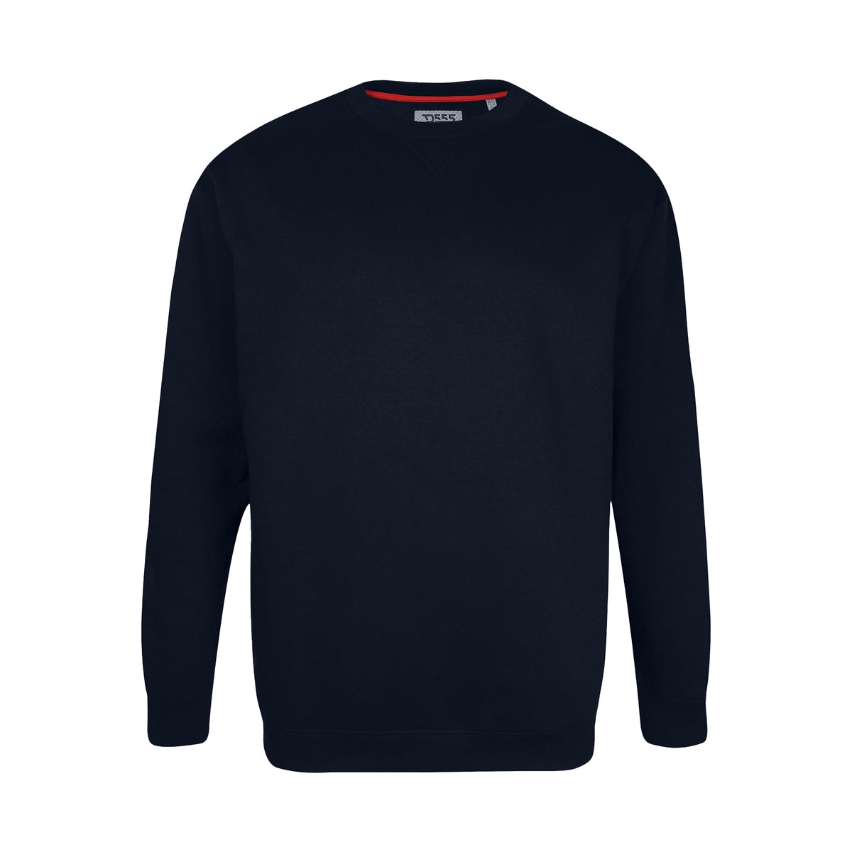 Navy - Front - Duke Mens D555 Sweat Rockford Crew Neck Kingsize Jumper