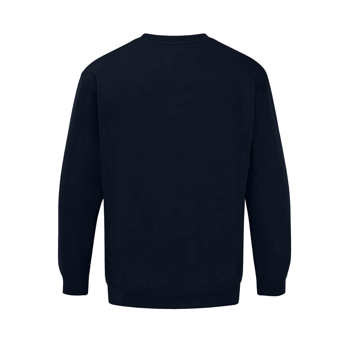 Navy - Back - Duke Mens D555 Sweat Rockford Crew Neck Kingsize Jumper