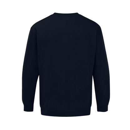 Navy - Back - Duke Mens D555 Sweat Rockford Crew Neck Kingsize Jumper