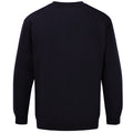 Black - Back - D555 Mens Rockford Kingsize Sweat Crew Neck Jumper