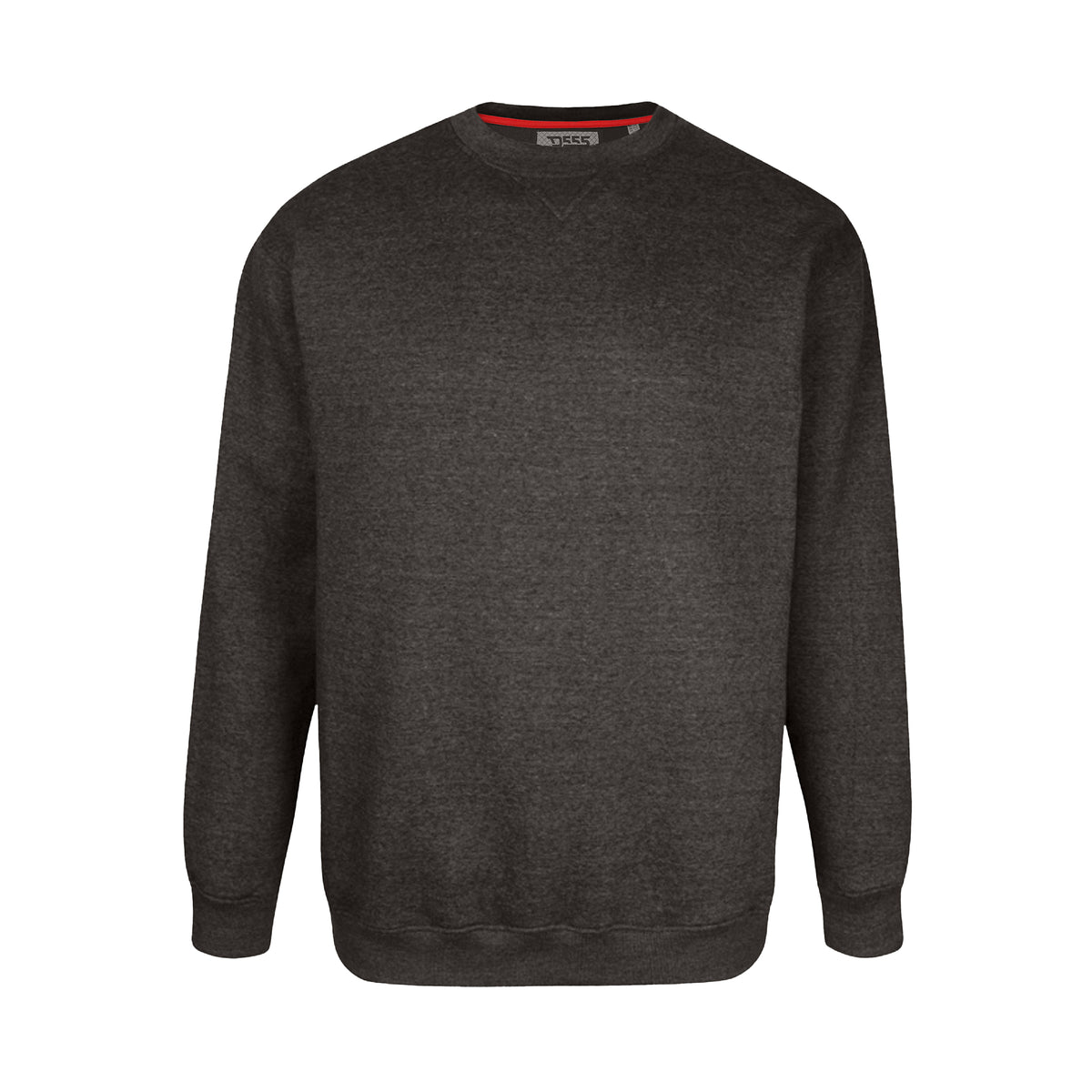 Grey - Front - Duke Mens D555 Sweat Rockford Crew Neck Kingsize Jumper