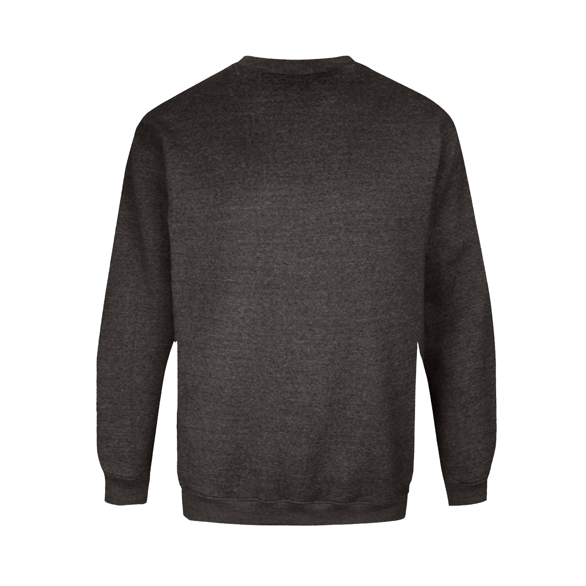 Grey - Back - Duke Mens D555 Sweat Rockford Crew Neck Kingsize Jumper