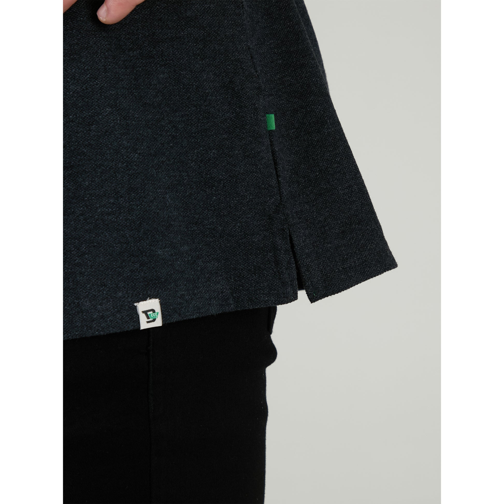 Charcoal - Lifestyle - Duke Mens D555 Grant Pique Kingsize Polo Shirt