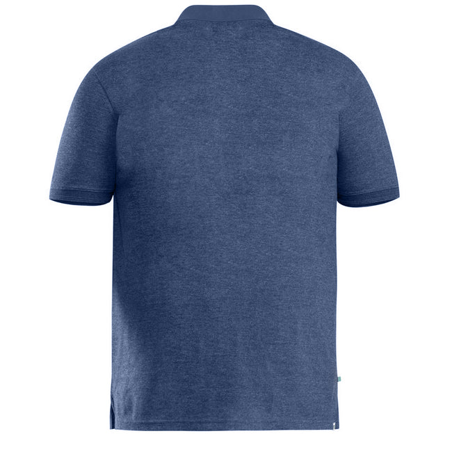 Denim - Back - Duke Mens D555 Grant Kingsize Pique Polo Shirt