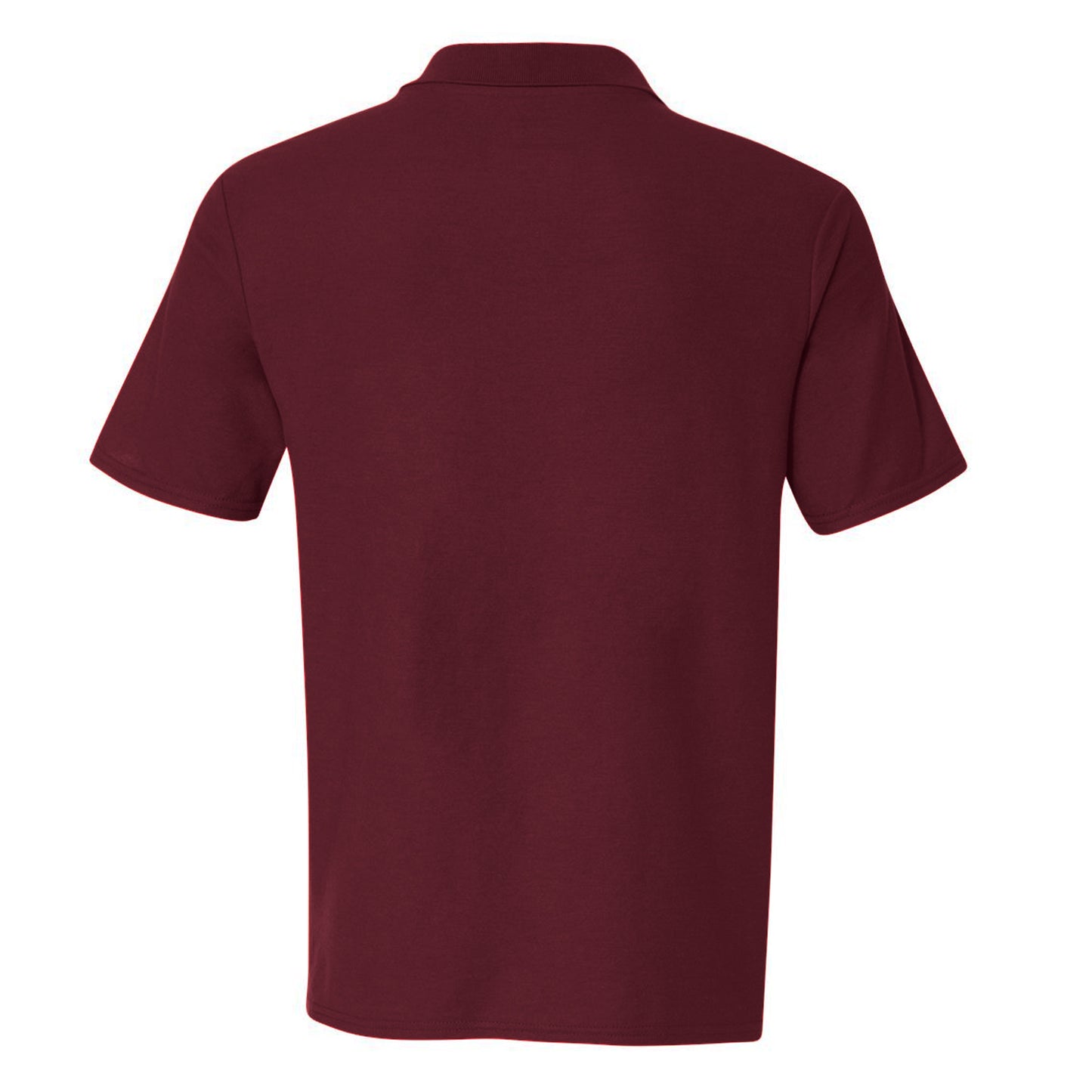 Maroon - Back - Duke Mens D555 Grant Pique Kingsize Polo Shirt