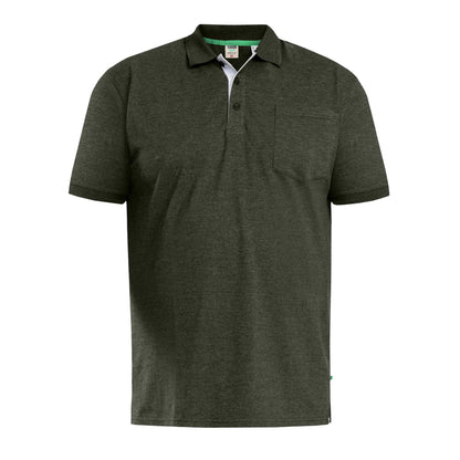 Khaki - Front - Duke Mens D555 Grant Pique Kingsize Polo Shirt