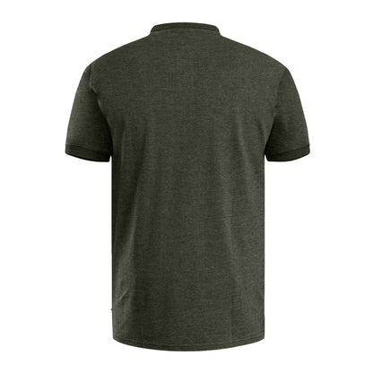 Khaki - Back - Duke Mens D555 Grant Pique Kingsize Polo Shirt