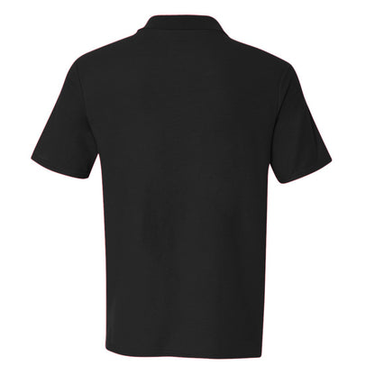 Black - Back - Duke Mens D555 Grant Pique Kingsize Polo Shirt