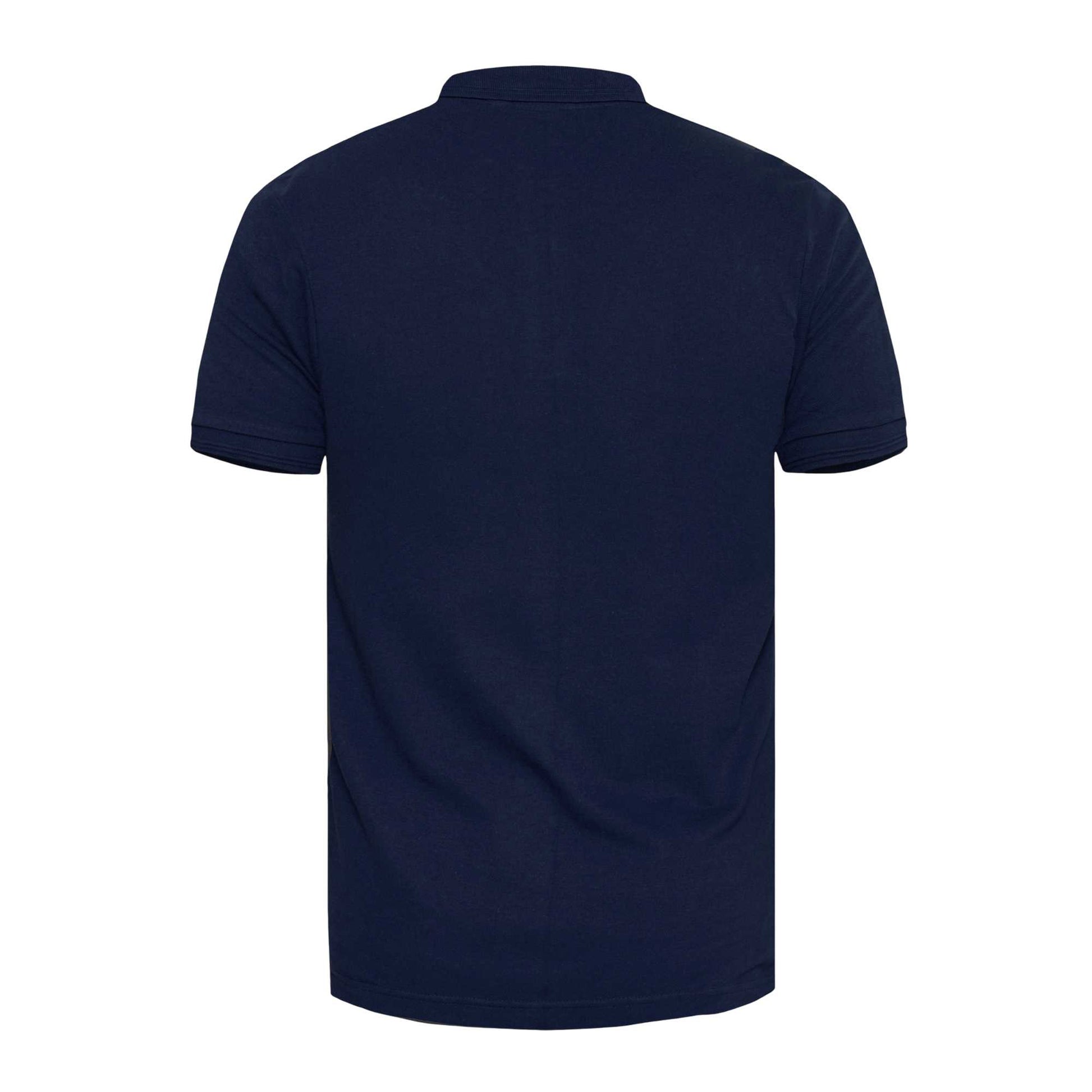 Navy - Side - Duke Mens D555 Grant Pique Kingsize Polo Shirt