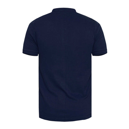 Navy - Side - Duke Mens D555 Grant Pique Kingsize Polo Shirt