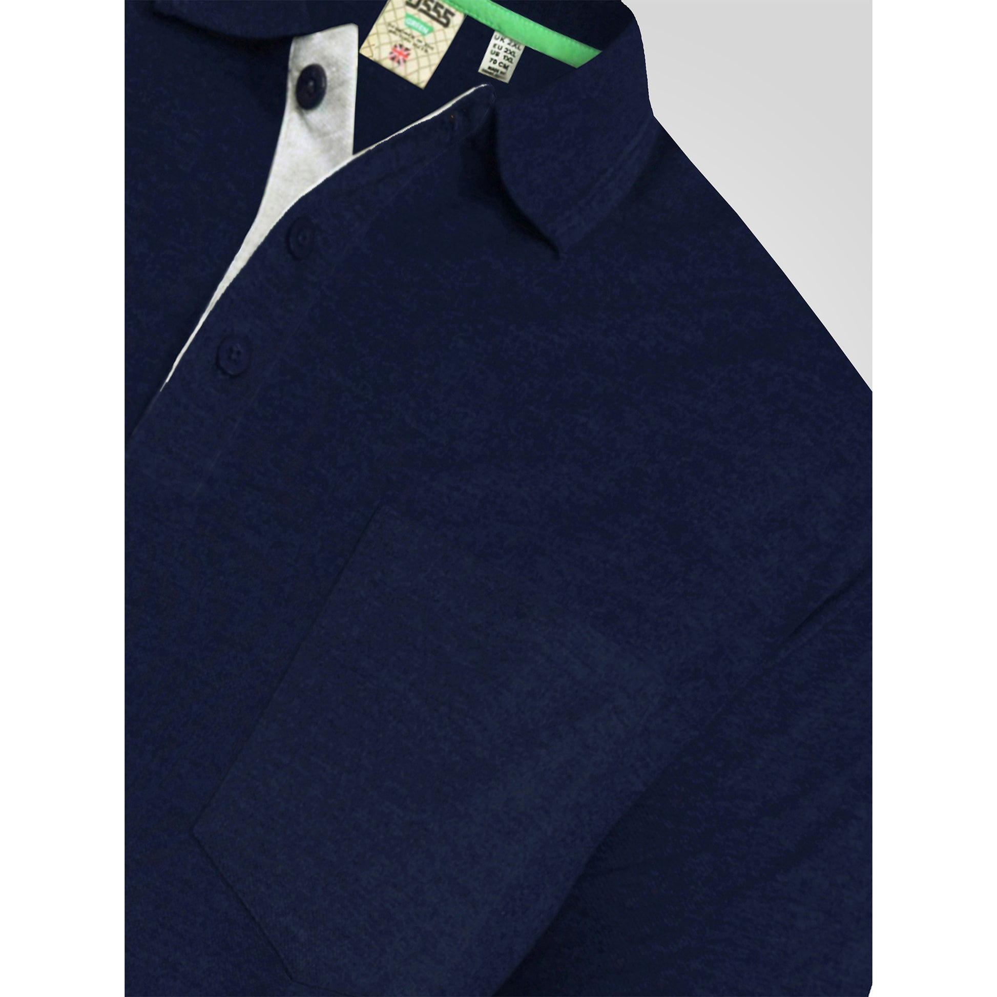 Navy - Lifestyle - Duke Mens D555 Grant Pique Kingsize Polo Shirt