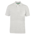 Grey - Front - D555 Mens Grant Kingsize Pique Polo Shirt