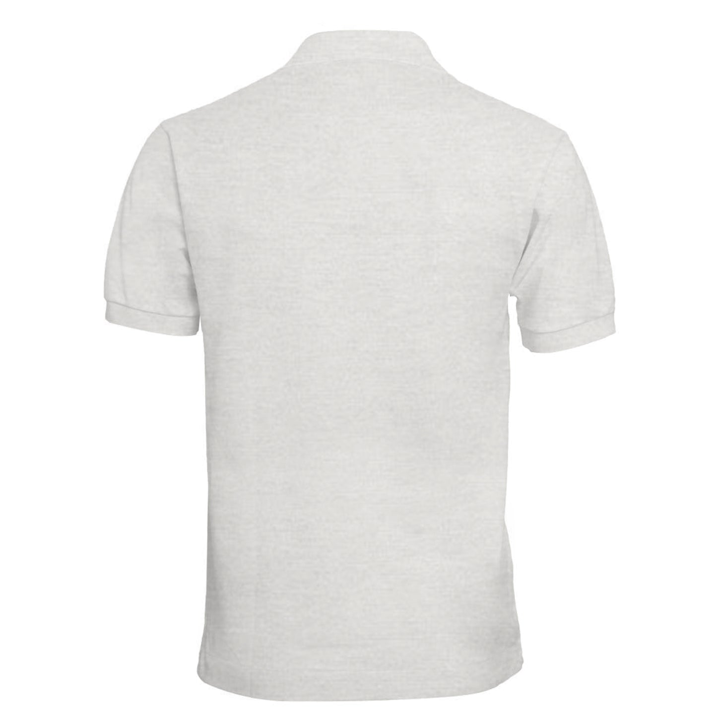 Grey - Back - Duke Mens D555 Grant Pique Kingsize Polo Shirt