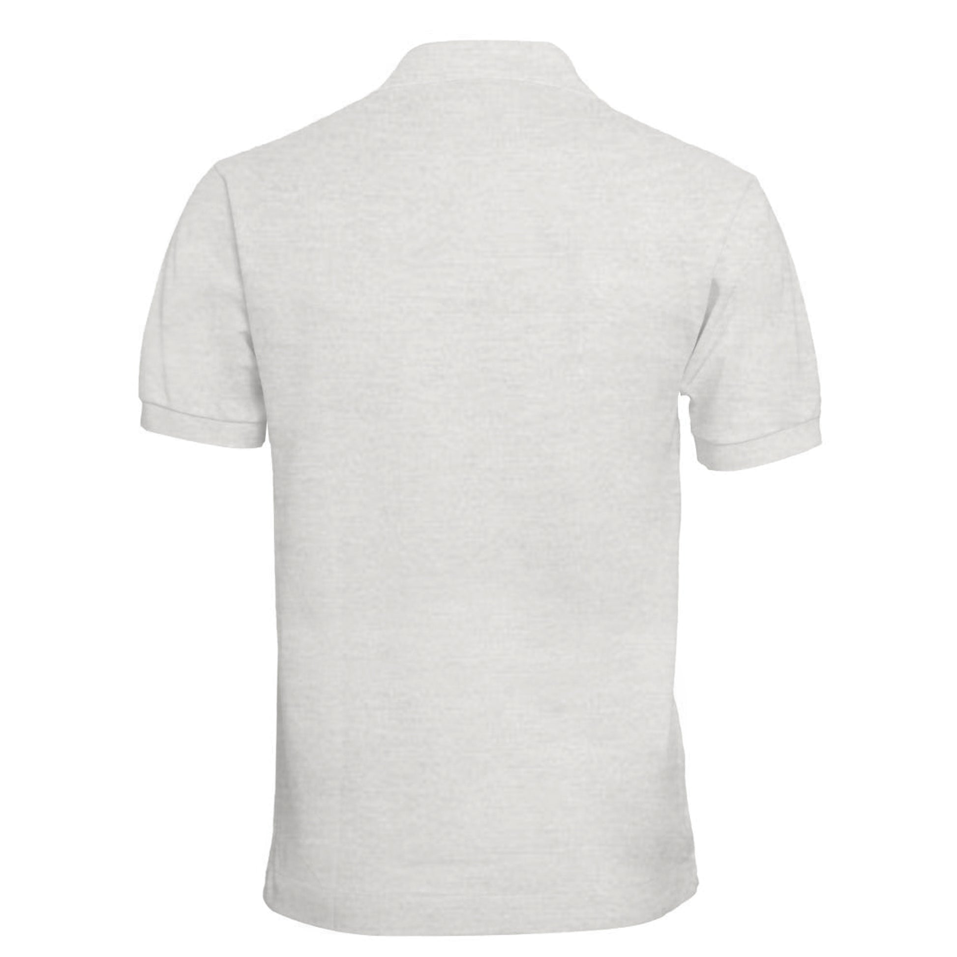 Grey - Back - Duke Mens D555 Grant Pique Kingsize Polo Shirt