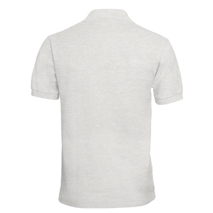 Grey - Back - Duke Mens D555 Grant Pique Kingsize Polo Shirt